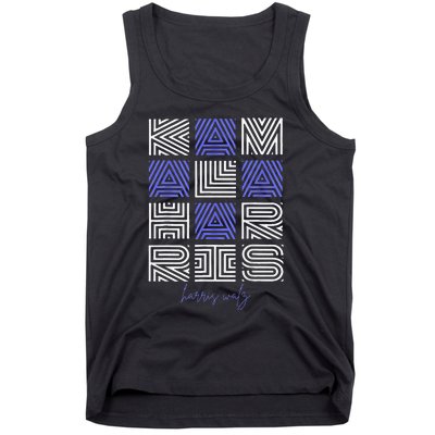 Geometry Lettering Tank Top