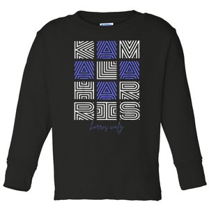 Geometry Lettering Toddler Long Sleeve Shirt