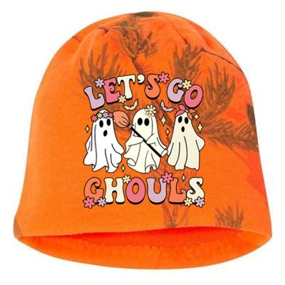 Groovy LetS Go Ghouls Halloween Ghost Outfit Gift Kati - Camo Knit Beanie