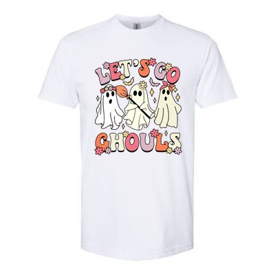 Groovy LetS Go Ghouls Halloween Ghost Outfit Gift Softstyle® CVC T-Shirt