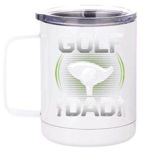 Golf Lover Golf Dad Gift For Dad Father's Day 12 oz Stainless Steel Tumbler Cup