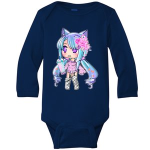 Gacha Life Gatcha Club Inspired 03 Kawaii Ga Anime Chibi Cool Gift Baby Long Sleeve Bodysuit