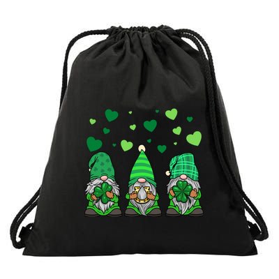 Gnome Leprechaun Green Gnomes Tomte St. Patricks Day Gift Drawstring Bag