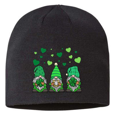 Gnome Leprechaun Green Gnomes Tomte St. Patricks Day Gift Sustainable Beanie