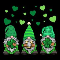 Gnome Leprechaun Green Gnomes Tomte St. Patricks Day Gift 16 in Basic Backpack