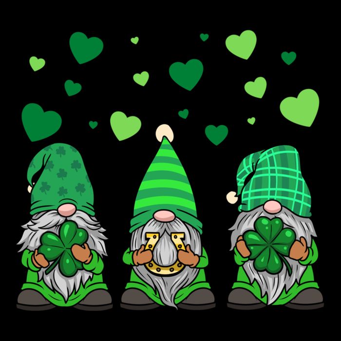 Gnome Leprechaun Green Gnomes Tomte St. Patricks Day Gift 16 in Basic Backpack