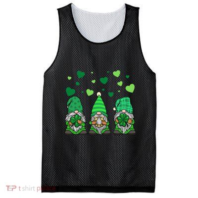 Gnome Leprechaun Green Gnomes Tomte St. Patricks Day Gift Mesh Reversible Basketball Jersey Tank
