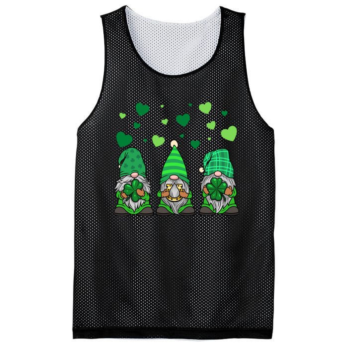 Gnome Leprechaun Green Gnomes Tomte St. Patricks Day Gift Mesh Reversible Basketball Jersey Tank