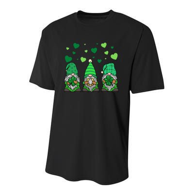 Gnome Leprechaun Green Gnomes Tomte St. Patricks Day Gift Youth Performance Sprint T-Shirt