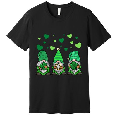 Gnome Leprechaun Green Gnomes Tomte St. Patricks Day Gift Premium T-Shirt