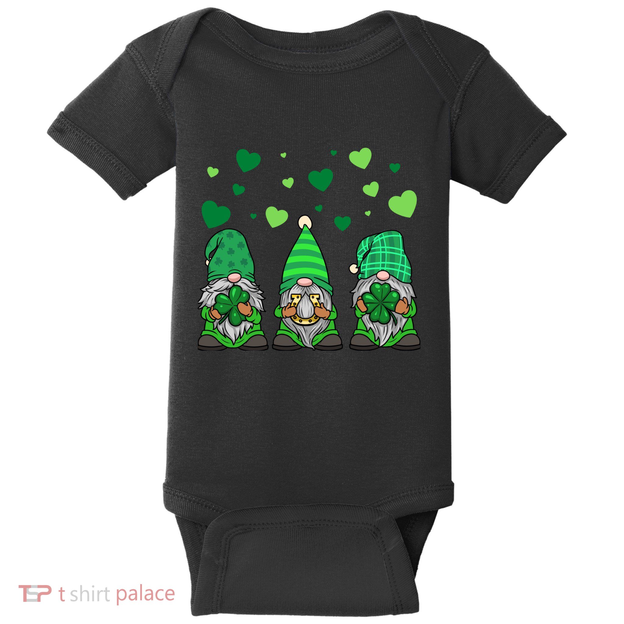 Gnome Leprechaun Green Gnomes Tomte St. Patricks Day Gift Baby Bodysuit