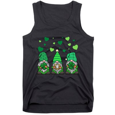 Gnome Leprechaun Green Gnomes Tomte St. Patricks Day Gift Tank Top