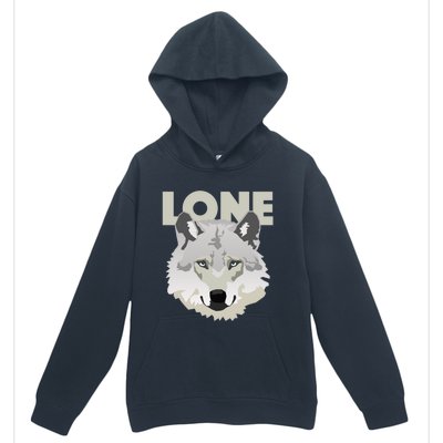 Graphic Lone Grey Wolf Sigma Male Gift Urban Pullover Hoodie