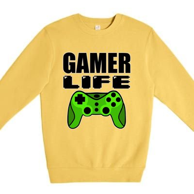 Gamer Life Premium Crewneck Sweatshirt