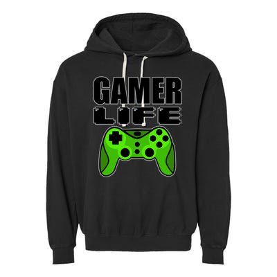Gamer Life Garment-Dyed Fleece Hoodie