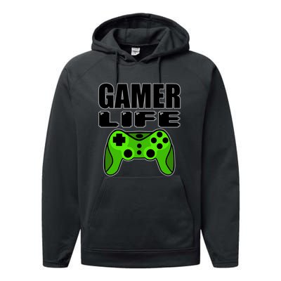 Gamer Life Performance Fleece Hoodie