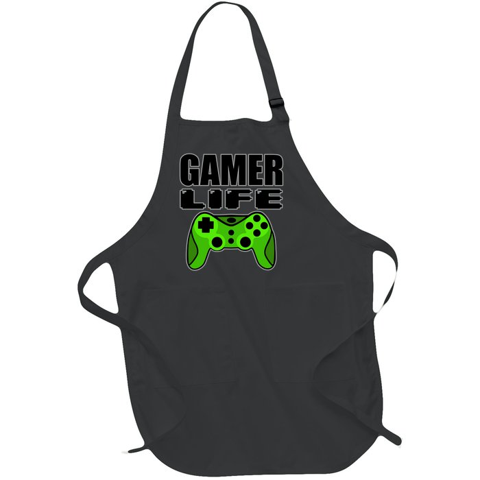 Gamer Life Full-Length Apron With Pockets