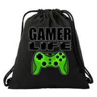 Gamer Life Drawstring Bag