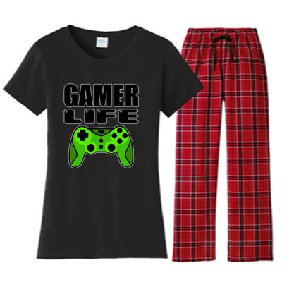 Gamer Life Women's Flannel Pajama Set