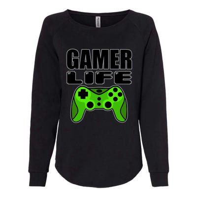 Gamer Life Womens California Wash Sweatshirt