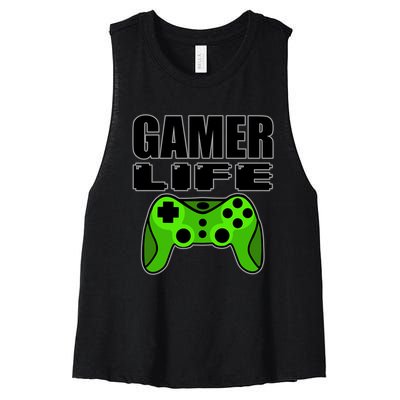 Gamer Life Women's Racerback Cropped Tank