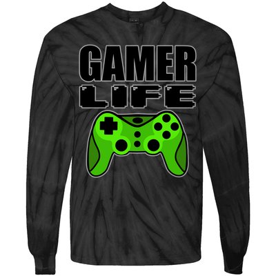 Gamer Life Tie-Dye Long Sleeve Shirt