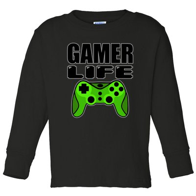 Gamer Life Toddler Long Sleeve Shirt