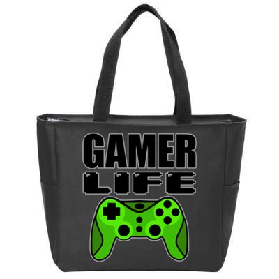 Gamer Life Zip Tote Bag