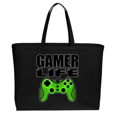 Gamer Life Cotton Canvas Jumbo Tote