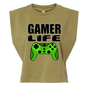 Gamer Life Garment-Dyed Women's Muscle Tee