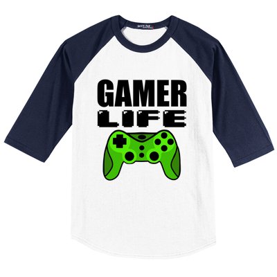 Gamer Life Baseball Sleeve Shirt