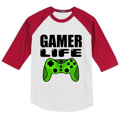 Gamer Life Kids Colorblock Raglan Jersey