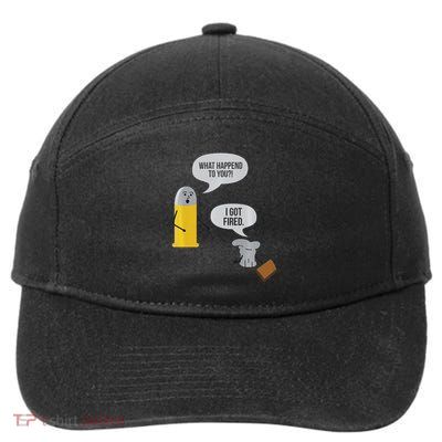 Gun Lovers Gift I Got Fired 7-Panel Snapback Hat