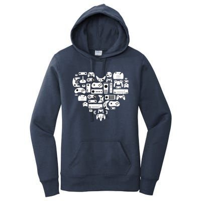 Gaming Love Gamer Gift Game Valentines Day Gift For Him Cool Gift Women's Pullover Hoodie