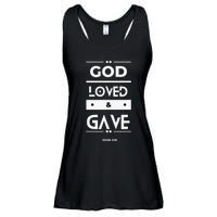 God Loved & Gave  Ladies Essential Flowy Tank