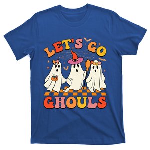 Groovy Lets Go Ghouls Halloween Ghost T-Shirt