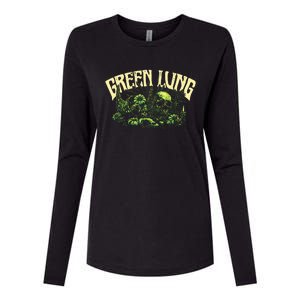 Green Lung Harvest Womens Cotton Relaxed Long Sleeve T-Shirt