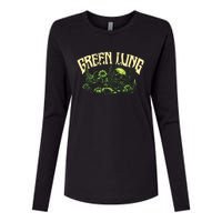 Green Lung Harvest Womens Cotton Relaxed Long Sleeve T-Shirt