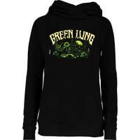 Green Lung Harvest Womens Funnel Neck Pullover Hood