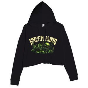 Green Lung Harvest Crop Fleece Hoodie