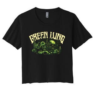 Green Lung Harvest Women's Crop Top Tee