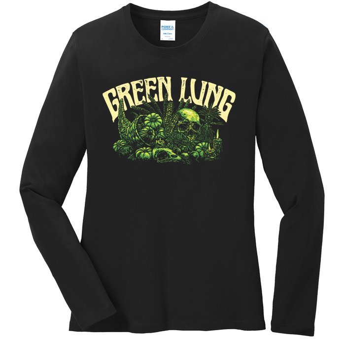 Green Lung Harvest Ladies Long Sleeve Shirt