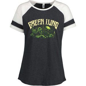 Green Lung Harvest Enza Ladies Jersey Colorblock Tee