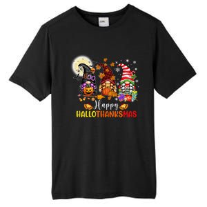 Gnomes Lover Halloween Merry Christmas Happy Hallothanksmas Gift Tall Fusion ChromaSoft Performance T-Shirt