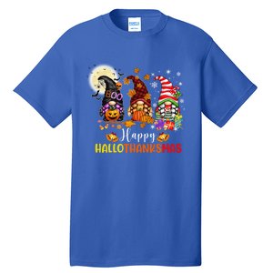 Gnomes Lover Halloween Merry Christmas Happy Hallothanksmas Gift Tall T-Shirt