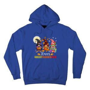 Gnomes Lover Halloween Merry Christmas Happy Hallothanksmas Gift Tall Hoodie