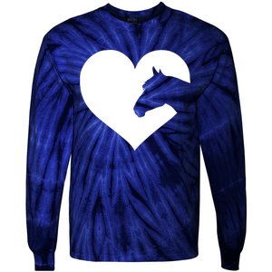 Great Love Horses Women Men Tie-Dye Long Sleeve Shirt