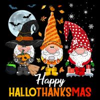 Gnomes Lover Halloween Merry Christmas Happy Hallothanksmas Impact Tech Backpack