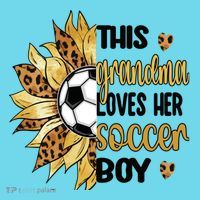 Grandma Loves Her Soccer Boy Soccer Player Grandmother Great Gift T-Shirt