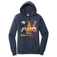 Gnomes Lover Halloween Merry Christmas Happy Hallothanksmas Women's Pullover Hoodie